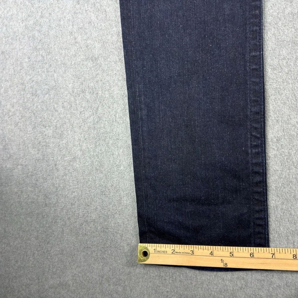 True Religion Rocco Jeans Mens 32 Fits 34x34 Dark Wash Relaxed Skinny